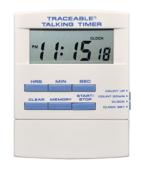 Flashing LED Alert Big-Digit Dual Channel Traceable Timer