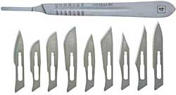 Scalpel blades on sale and handles